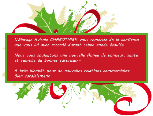 Tous nos voeux sous le Houx...